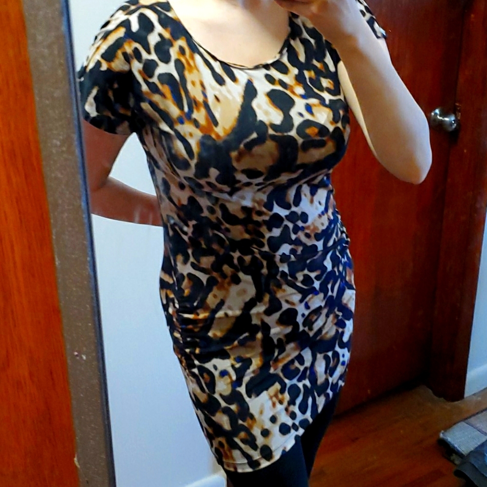Leopard print dress